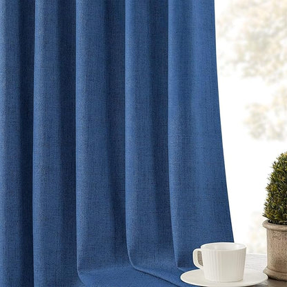 CUCRAF Custom Linen 100% Total Blackout Curtains, Light Blocking Drapes Thermal - Image 6