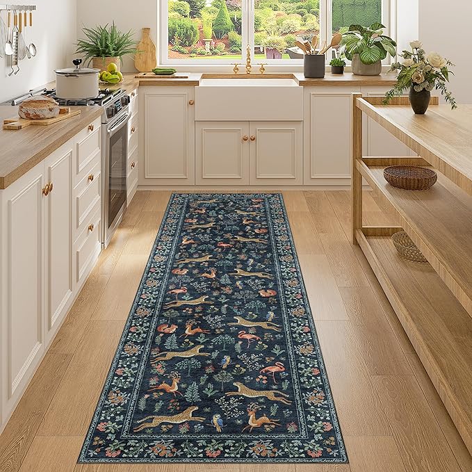 DUKINO Runner Rug, 2x7 Washable Kitchen Rugs by DUKINO
