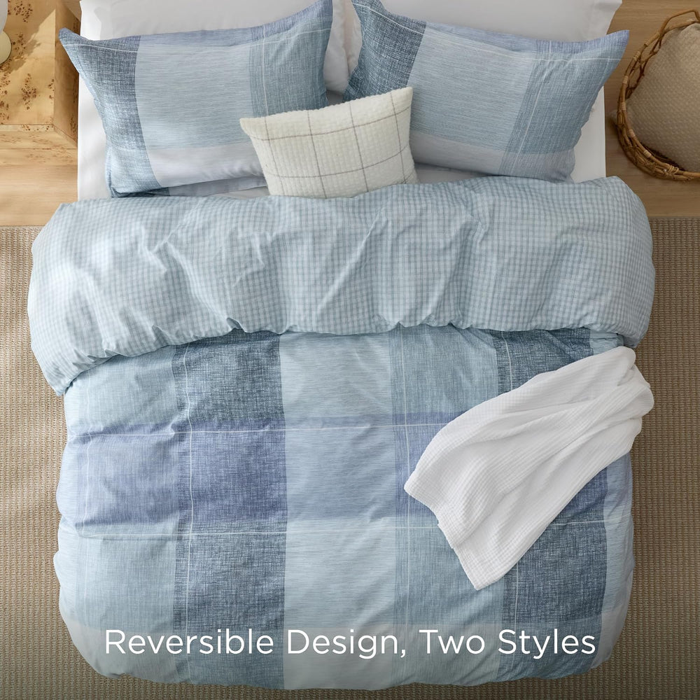 Bedsure Duvet Cover King Size - Gingham Reversible Buffalo Plaid Duvet Cover ...