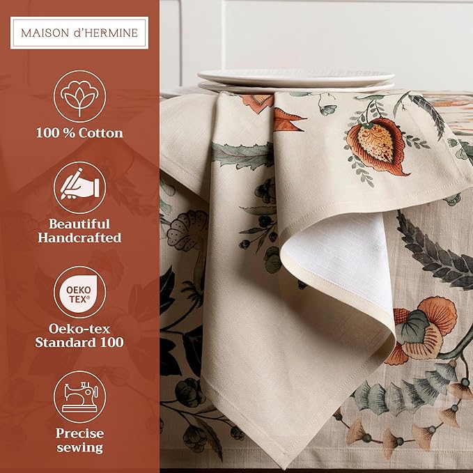 Maison d' Hermine Cloth Napkins Set of 4 100% Cotton - Image 2