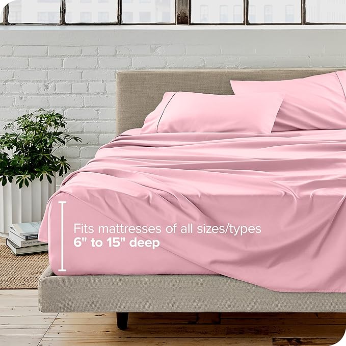 Bare Home Split Head Flex King Sheet Set - Image 6