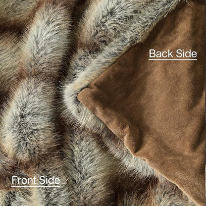 HORIMOTE HOME Luxury Plush Blanket, Soft & Cozy Fur Throw Blanket - Image 5
