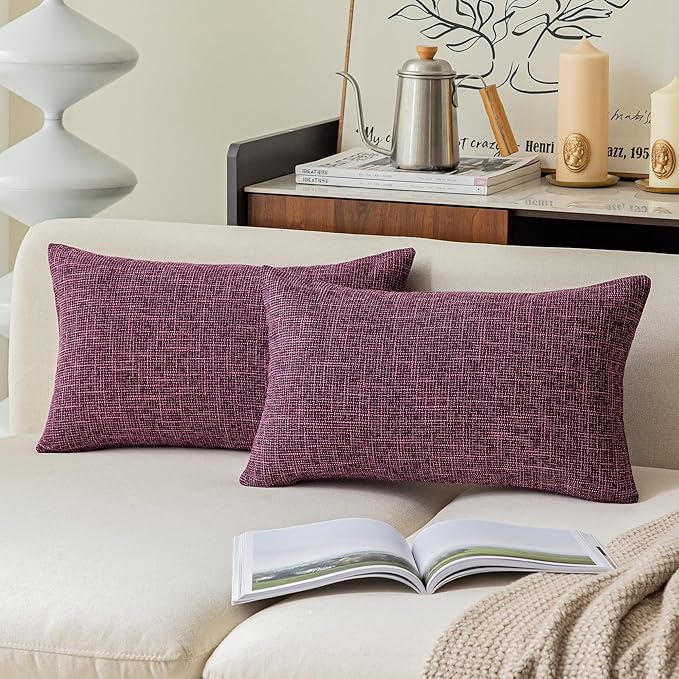 Kevin Textile Star Faux Linen Square Solid Pillow Case by KevinTextile