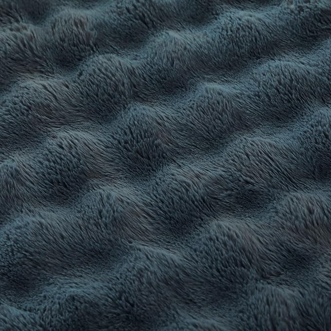 Faux Fur Throw Blanket for Couch Cozy Fuzzy Soft Plush Thick Fluffy Fleece - Image 2