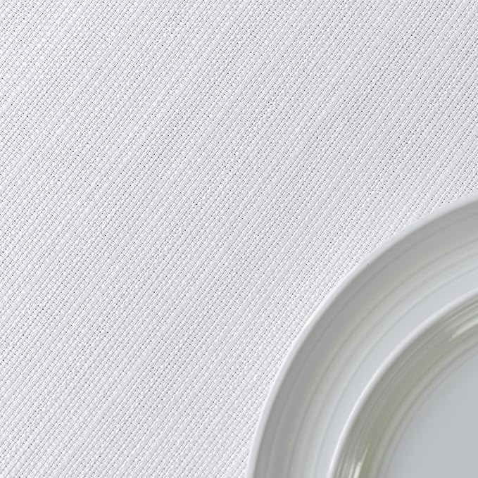 Benson Mills Cameron Textured Fabric Table Cloth, - Image 6