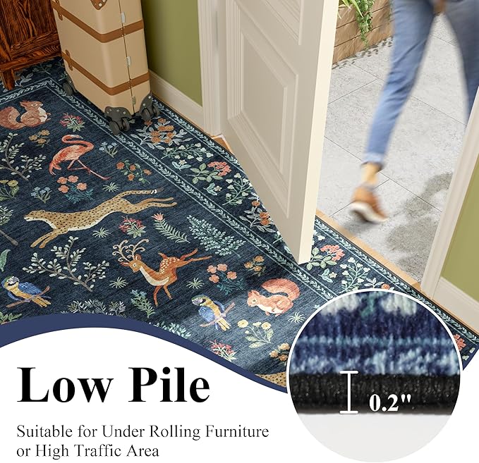 DUKINO Runner Rug, 2x7 Washable Kitchen Rugs - Image 7