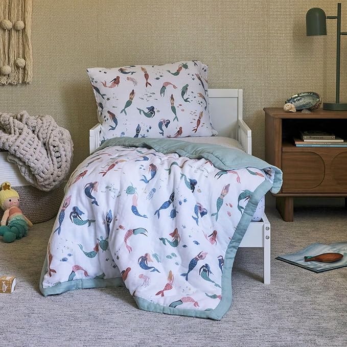 Little Unicorn Toddler Bedding 3-Piece Set | Super Soft & Breathable Muslin - Image 7