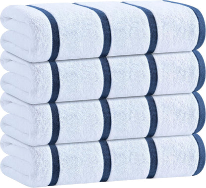 white classic cotton pool towels oversized 30 x, main product view