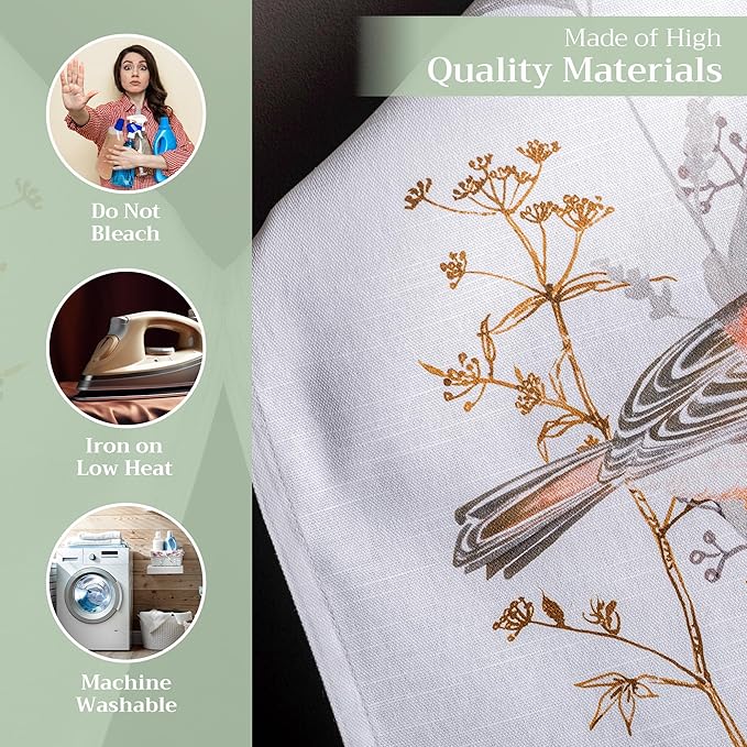 Maison d' Hermine Kitchen Towels Set of 3 100% Cotton 27.50" x 20" Reusable - Image 3