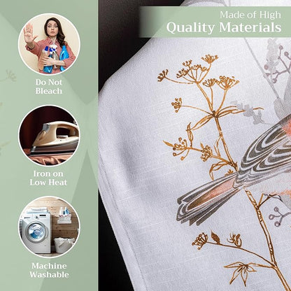 Maison d' Hermine Kitchen Towels Set of 3 100% Cotton 27.50" x 20" Reusable - Image 3