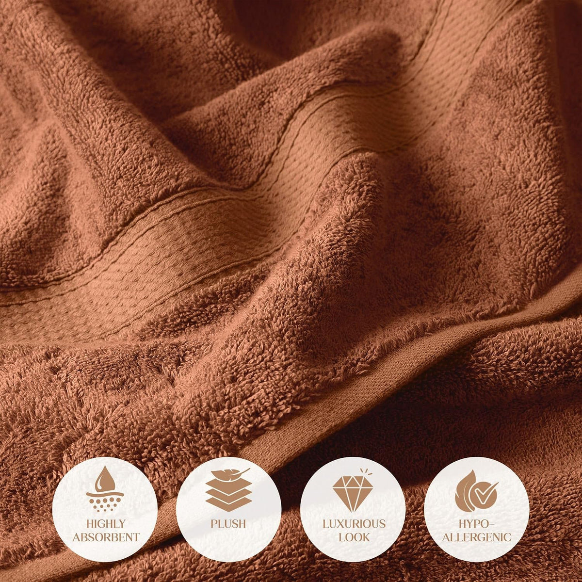 superior egyptian cotton ultra plush & absorbent, 6, side view