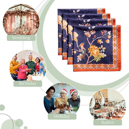 Maison d' Hermine Cloth Napkins Set of 4 100% Cotton - Image 6
