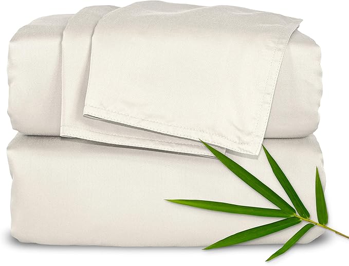 Pure Bamboo Full Sheets, Genuine 100% Organic Viscose Derived from Bamboo Bed by PureBamboo