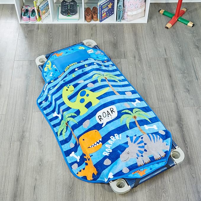EVERYDAY KIDS Cute Preschooler and Toddler Cot Nap Mat - Image 2