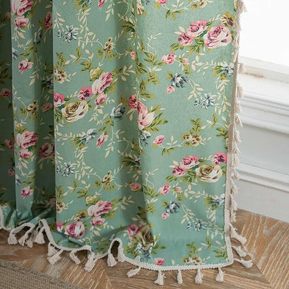 ENJOYBRIDAL Floral 84 Inch Curtains - Image 4