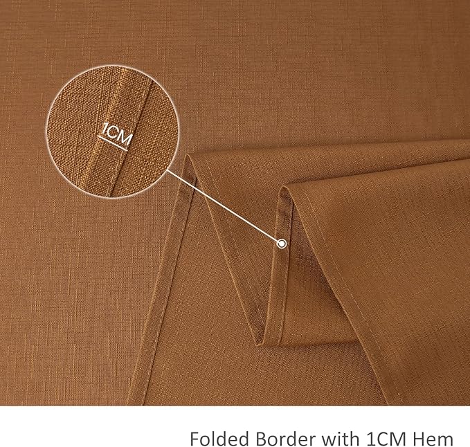 maxmill 2 Pack Fall Tablecloth Rectangle 52 x 70 Inch Spillproof Wrinkle - Image 6