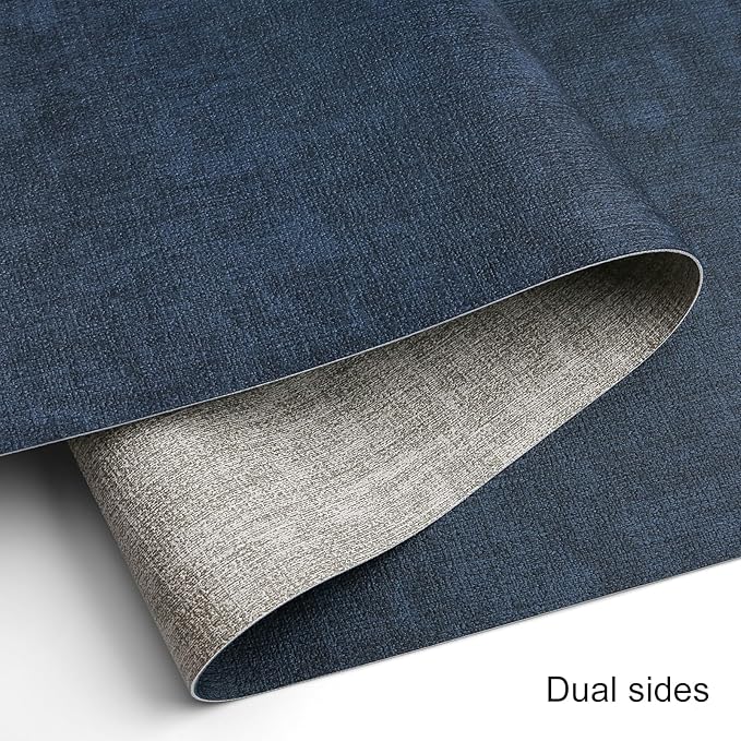 Table Runners 55 Inches Long, Dual-Sided Faux Leather Farmhouse Table Runner - Image 2