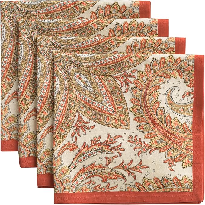 Maison d' Hermine Cloth Napkins Set of 4 100% Cotton Everyday Reusable Square by MaisondHermine