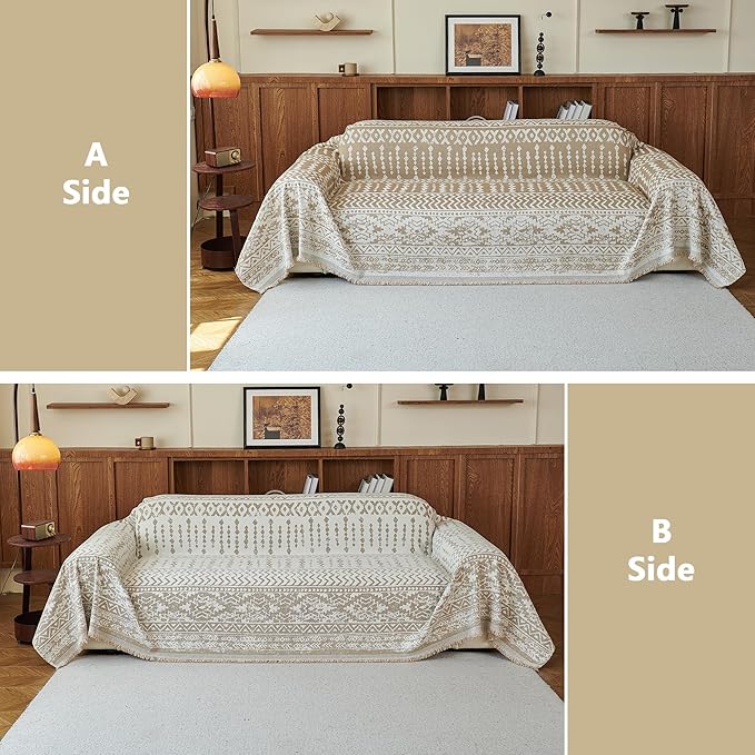 MEETSKY Boho Couch Cover Sofa Slipcover - Image 8