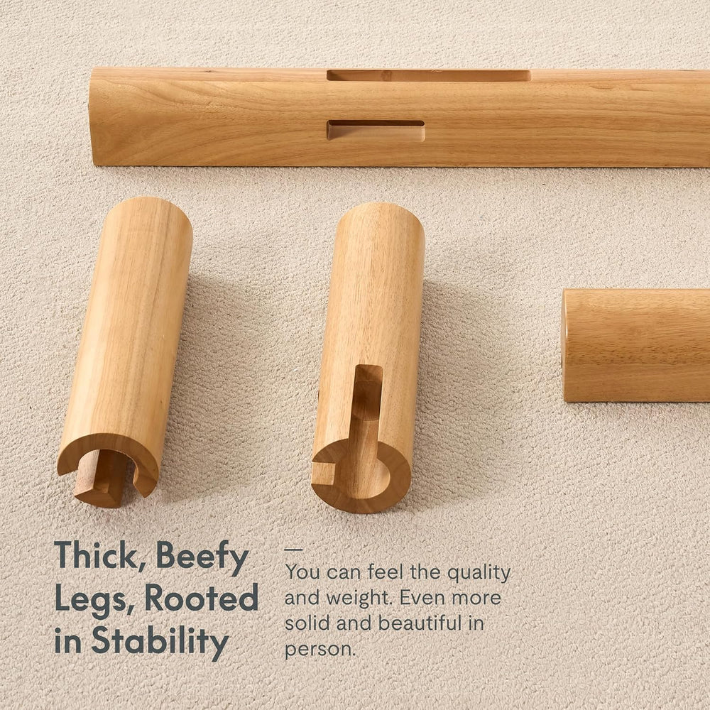 FLEXISPOT Hako G2 Japanese Joinery Bed Frame King, No-Tool Assembly