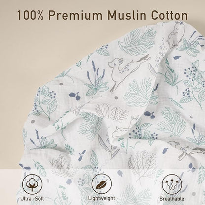 Muslin Mini Crib Sheets, 2 Pack - Image 5