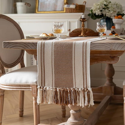Caflife Boho Table Runner Brown - Image 2