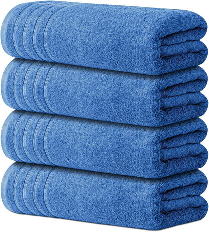 avalon towels bath towels set of 4, size shown in use