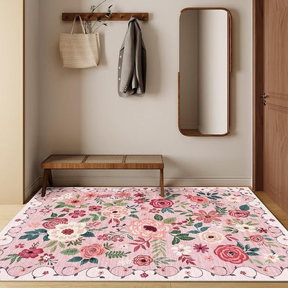 DUKINO 3x5 Area Rug, Floral Rugs - Image 3