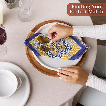 Maison d' Hermine Cloth Napkins Set of 4 100% Cotton Soft & Durable Everyday - Image 5