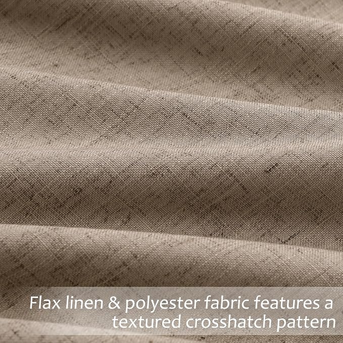 Light Brown Blackout Curtains 84 Inch Long - Image 4
