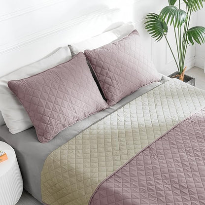 Easy-Going Twin Size Reversible Quilt Set - Image 2