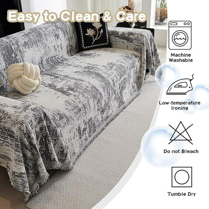 MEETSKY Couch Cover Boho Sofa Covers Couch Covers - Image 8