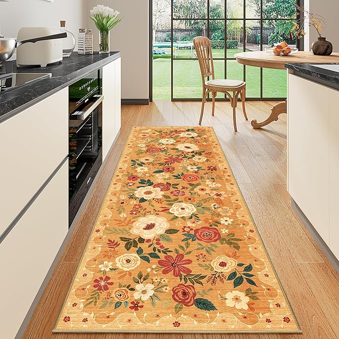 DUKINO Runner Rug, 2.6x8 Kitchen Rug by DUKINO