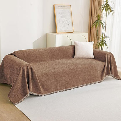 MYSKY HOME Couch Covers for 2 Cushion Couch Sectional Sofa, L Shape Sofa - Image 8