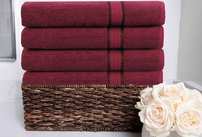 cotton craft ultra soft bath towels - 4, side view