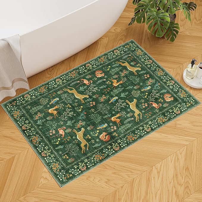 DUKINO 2x3 Rug, Washable Animal Rugs - Image 4