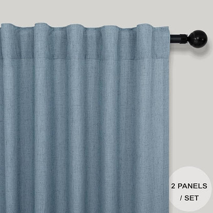 Pitalk Blue Curtains 38 Inch Wide - Image 3