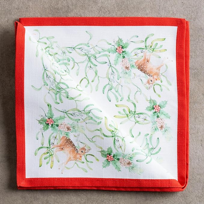 Maison d' Hermine Cloth Napkins Set of 4 100% Cotton - Image 9
