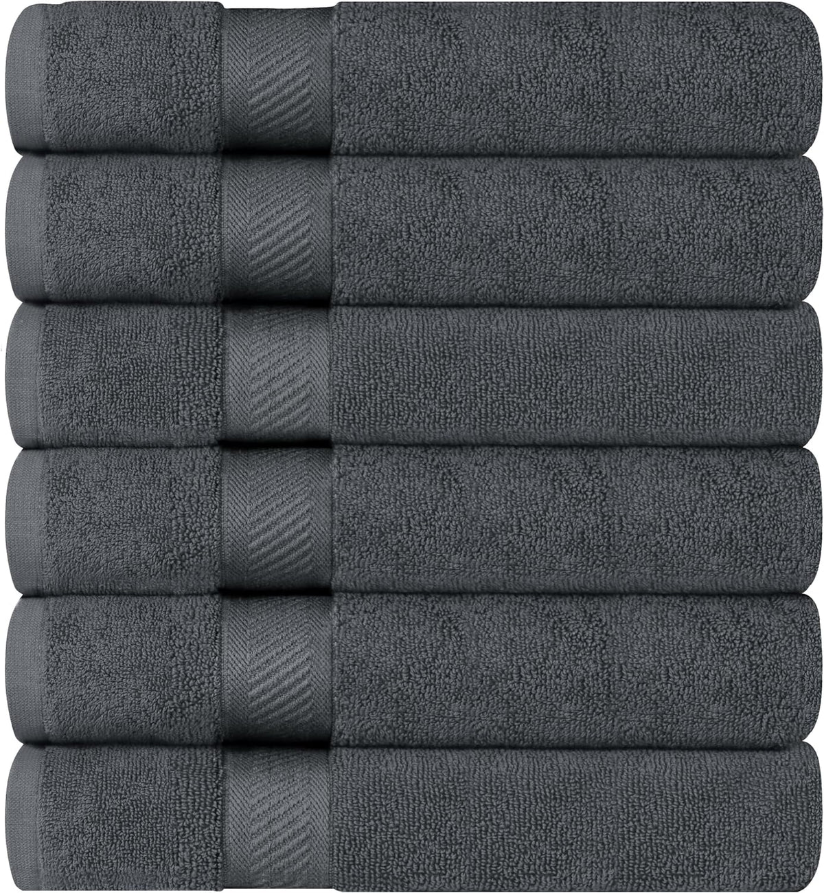 utopia towels 6 pack medium bath towels, 24x48 showing dimensions