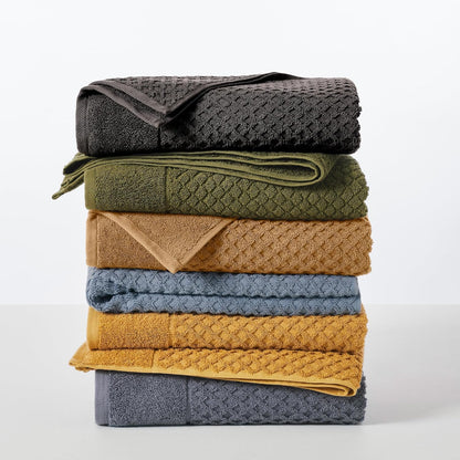 great bay home bath towels - 100% cotton on a desk or shelf