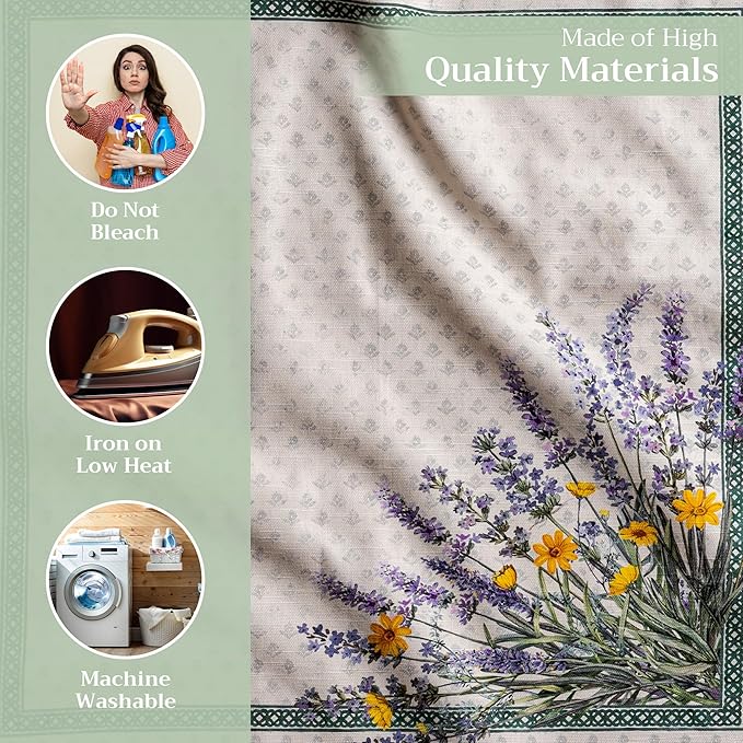 Maison d' Hermine Cloth Napkins Set of 4 100% Cotton Everyday Reusable Square - Image 3