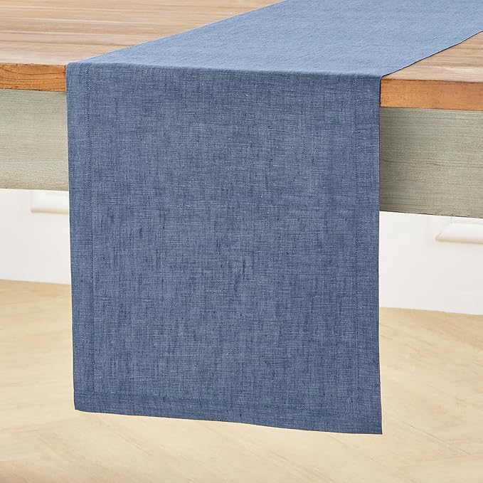 Solino Home Linen Table Runner 120 Inches Long by SolinoHome