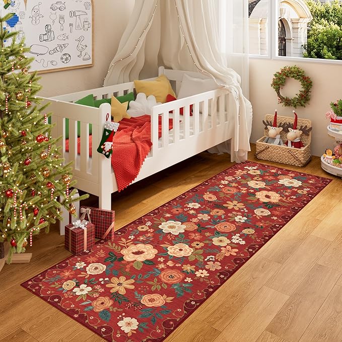 DUKINO 2x6 Runner Rug for Hallway, Washable Kitchen Runner Rug - Image 3