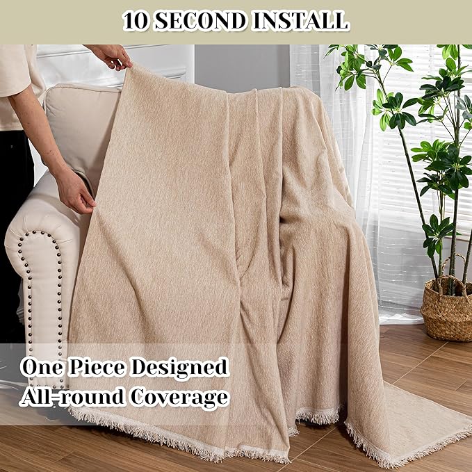 MEETSKY Sofa Covers Armchair Single Couch Cover - Image 2