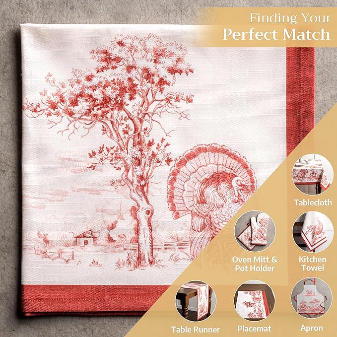 Maison d' Hermine Cloth Napkins Set of 4 100% Cotton - Image 5