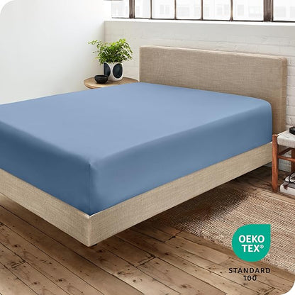 Bare Home Fitted Bottom Sheet Queen Size - Image 4