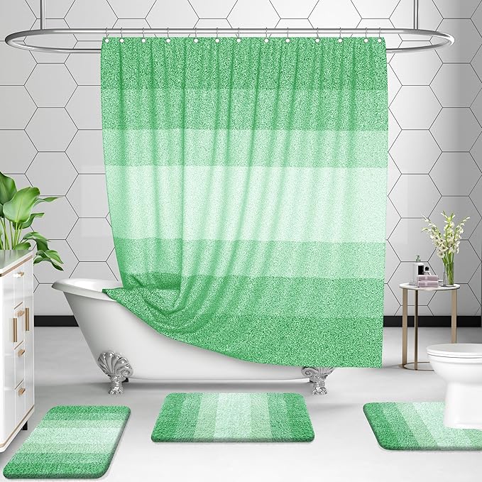 OLANLY Luxury Toilet Rugs U-Shaped 24x20, Extra Soft and Absorbent Microfiber - Image 7