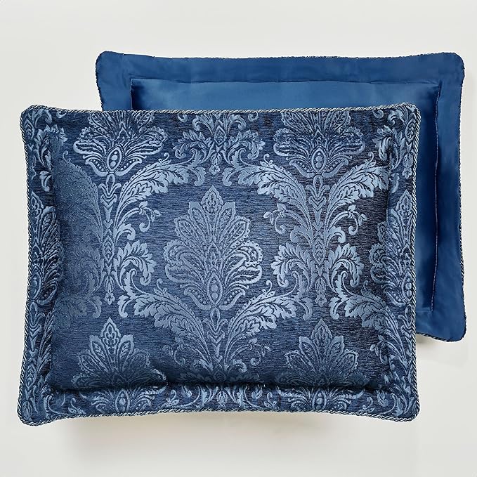 Touch of Class Camelot Luxury Bedding | Calming Navy Blue | Matte Satin Damask - Image 3