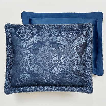 Touch of Class Camelot Luxury Bedding | Calming Navy Blue | Matte Satin Damask - Image 3