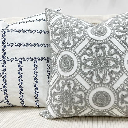 Slow Cow Embroidery Decorative Throw Pillow Cover Cushion Cover - Image 4